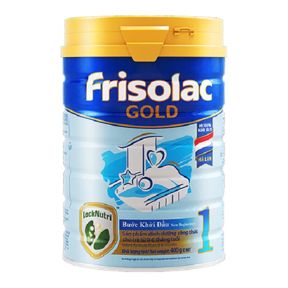 Sữa Frisolac Gold số 1 - 400g (0-6 tháng)