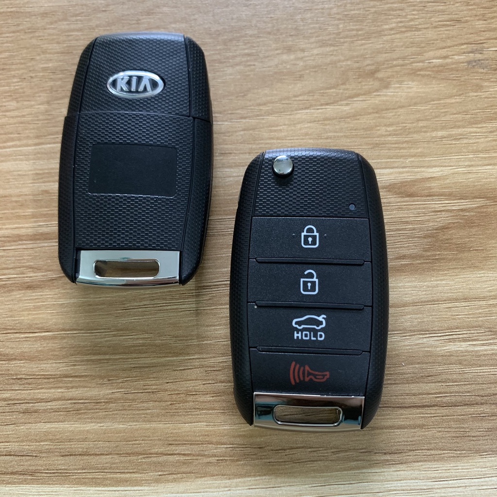 Vỏ Chìa Khóa Gập Cho Xe KIA - 4 Nút Thông Minh Điều Khiển Từ Xa