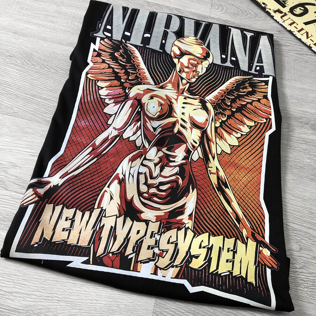 Áo thun tay lỡ NIRVANA  NEW SYSTEM , áo phông nam nữ T shirt unisex, Dricco official