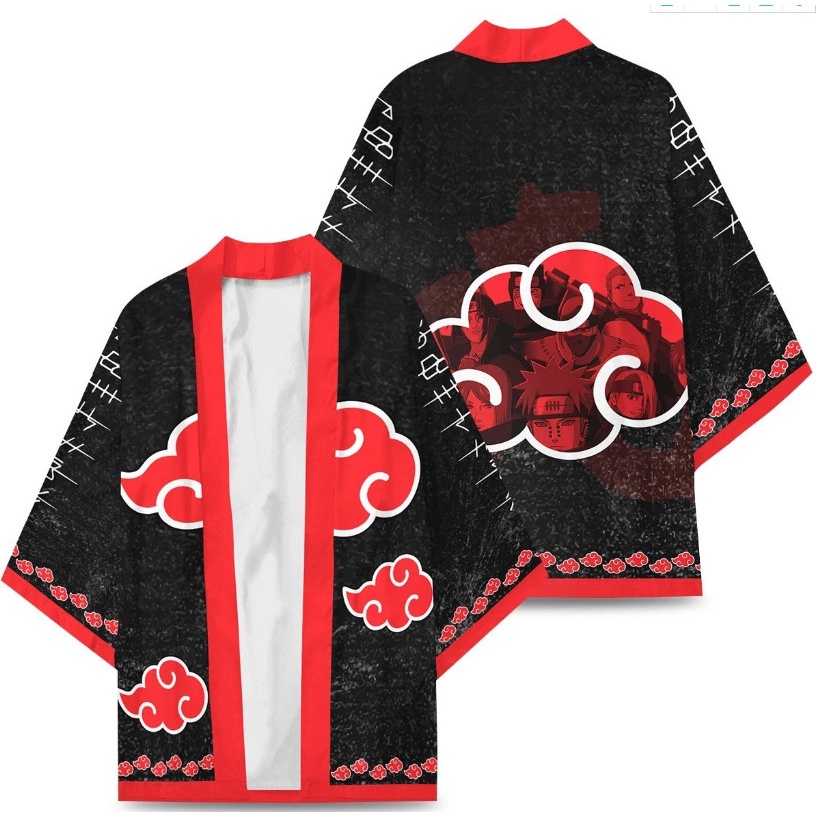 Mới Áo Choàng Ngủ Kimono In Hình Naruto Cá Tính