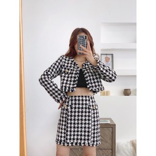 Set dạ tweed Diana set - MOONHEE