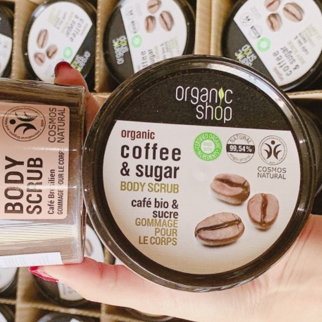 Organic Shop - Tẩy Tế Bào Chết Toàn Thân Organic Coffee & Sugar Body Scrub 250ml (Hương Cafe) | BigBuy360 - bigbuy360.vn