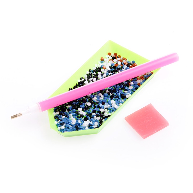 Tranh Thêu Trang Trí Thủ Công 5D Hình Cây Và Con Đường (Mũi Thêu Hình X)