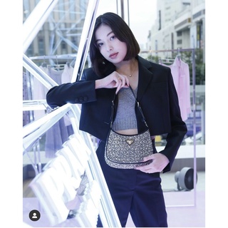 Túi PRA.DA ĐÁ LẤP LÁNH
