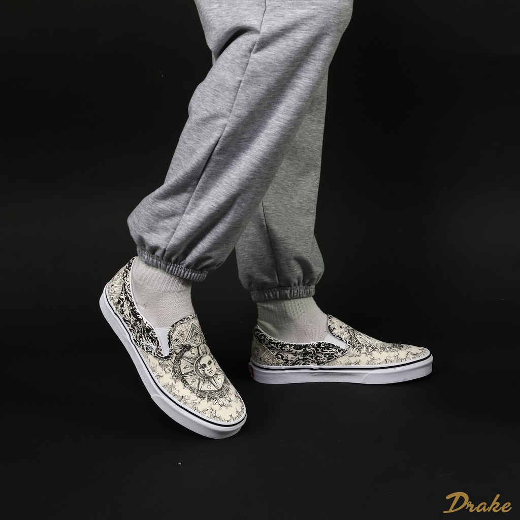 Giày sneakers Vans UA Classic Slip-On Ouroboros VN0A4U38WT8