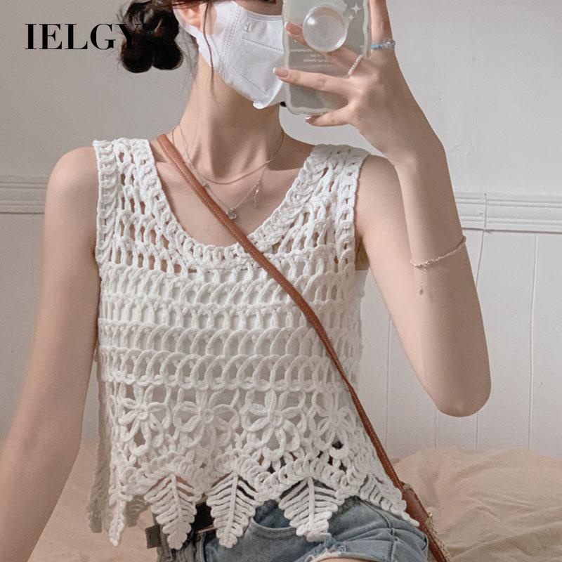 IELGY Áo Dệt Kim Thủ Công Thời Trang Cho Nữ