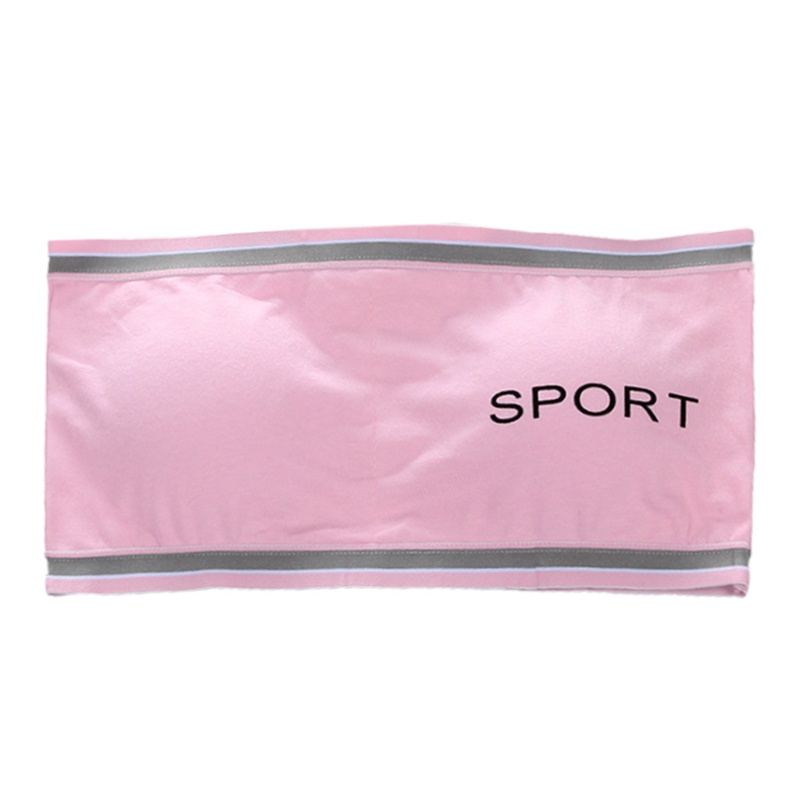 Brroa Áo Ngực Thể Thao Không Dây In Chữ Có Miếng Đệm Tháo Rời Được Cho Nữ Tuổi Teen