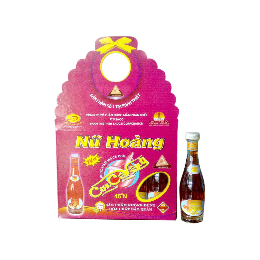 Xách 10 chai NƯỚC MẮM NỮ HOÀNG  -