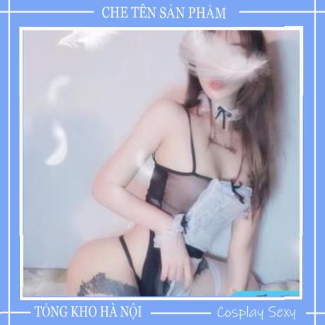 Bộ đồ ngủ cosplay hầu gái sexy [hg001], loại đẹo và loại thường -đầm ngủ cosplay giúp việc chụp ảnh indoor studio TKVN