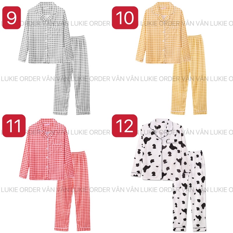 Pijama Cotton pha 34 mẫu