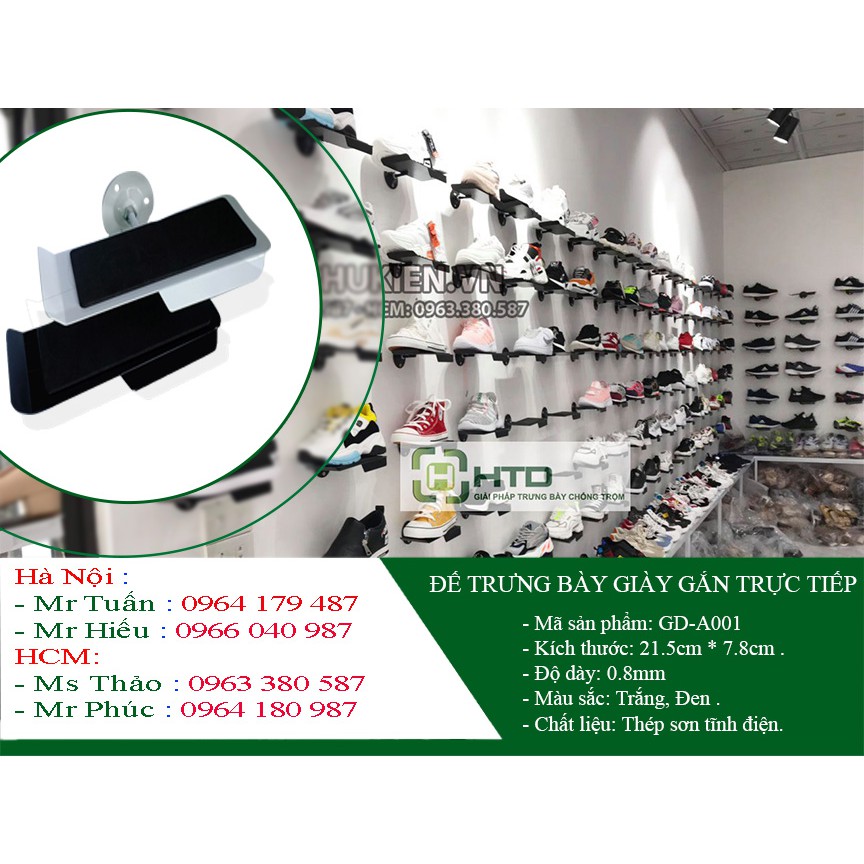 Đế Trưng Bày Giày Chống Trượt Dễ Lắp Đặt