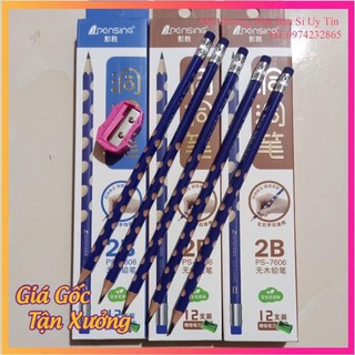 Hộp 12 chiếc _ Bút chì 2B định vị