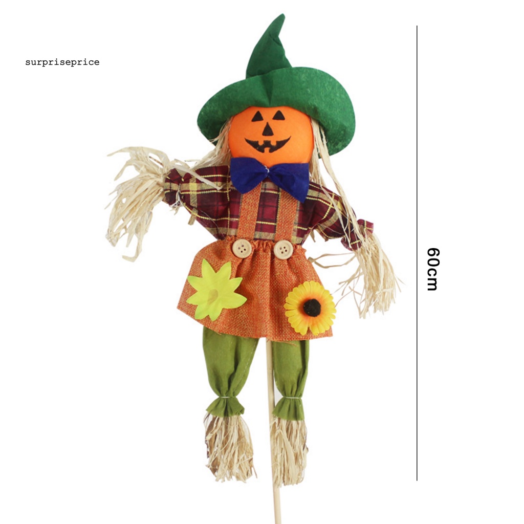 Bù Nhìn Rơm Nhiều Màu Sắc Dùng Để Trang Trí Vườn Lễ Tạ Ơn