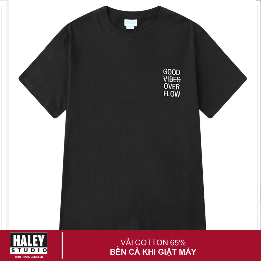 Áo Thun Unisex Form Rộng Nam Nữ Good over flow phong cách ULZZAG CTN282 Haley | BigBuy360 - bigbuy360.vn