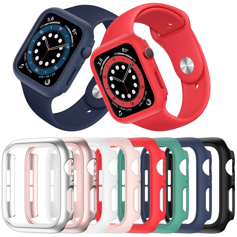 Ốp đồng hồ PC nhám cứng bảo vệ cho đồng hồ thông minh Iwatch 40mm 44mm 42mm 38mm 6 Se 5 4 3 2 1