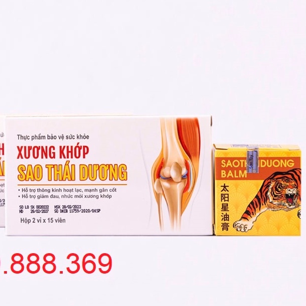 [Chính hãng] Xương Khớp Sao Thái Dương - Hộp 30 viên