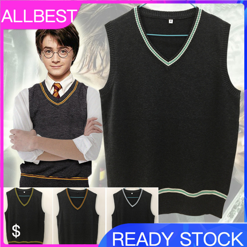 《READY STOCK》NEW!Áo Len Không Tay Phong Cách Harry Potter