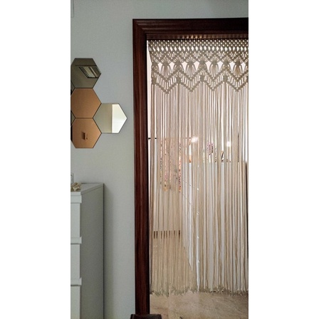 Rèm cửa trang trí Macrame ngang 1m *1m8( hoặc có thể điều chỉnh)