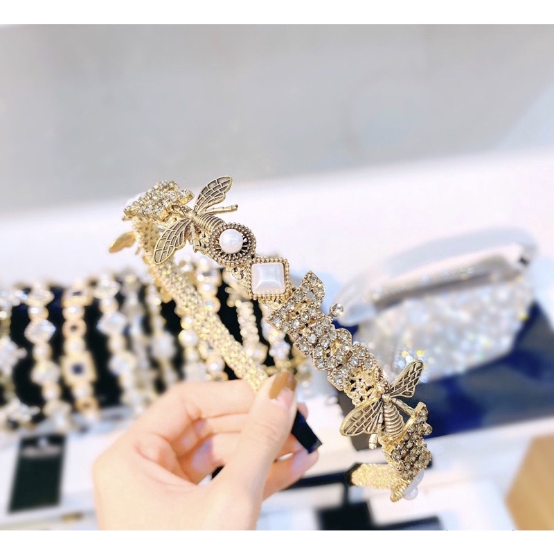 Cài tóc đính đá sang chảnh