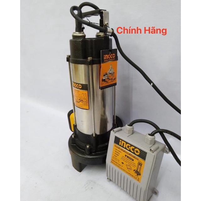 INGCO Máy bơm chìm nước thải 1500W ( 2.0HP ) SPDB15001  (Cam kết Chính Hãng 100%)