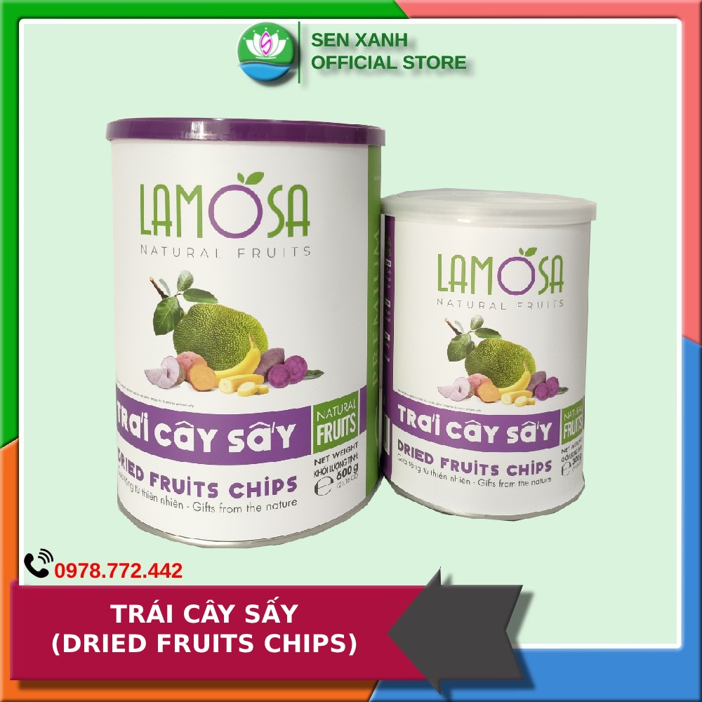 [SenXanh Foods] Trái cây sấy - LAMOSA Dried fruit chips