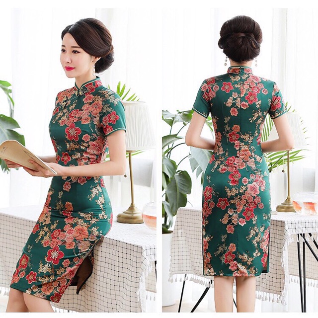 Sườn xám đẹp hàng thiết kế