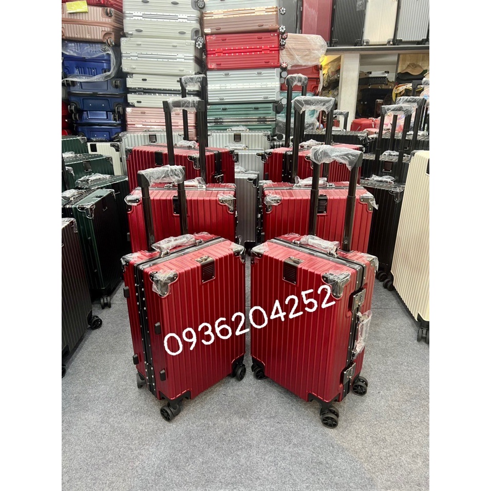 Vali  khung nhôm khóa sập RIMOW CHỐNG BỂ VỠ- CHỐNG RẠCH MÓC- CHỐNG XƯỚC BH 10 Năm