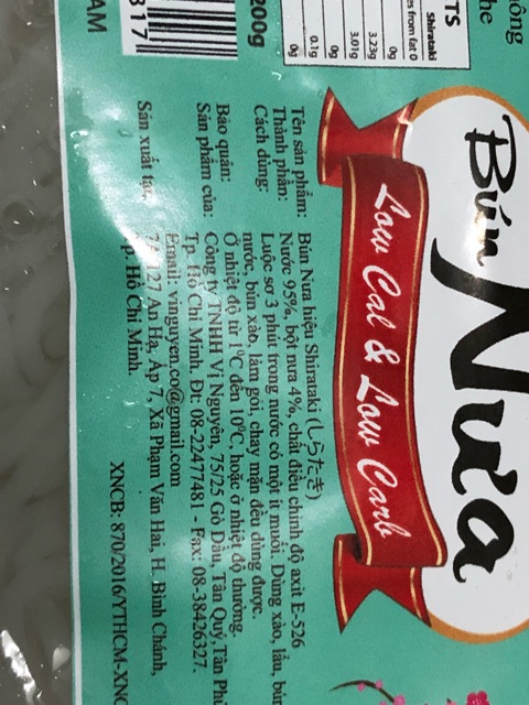 Bún nưa ăn kiêng Vị Nguyên | BigBuy360 - bigbuy360.vn