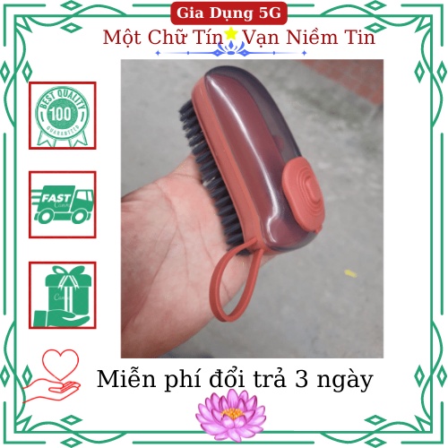 Bàn Chải Cọ Nền, Quần Áo, Giày Dép, Chăn Màn, Chà Rửa Xoong Nồi Kèm Ngăn Chứa Nước Rửa Chén Bát