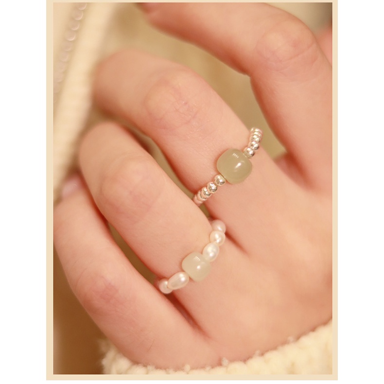 [Hàng Mới] Nhẫn Đính Hạt Đơn Giản