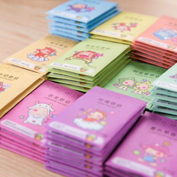 Túi Thơm Mini 12 Cung Hoàng Đạo/ Chống Ẩm Nấm Mốc Tủ Quần Áo, Giày Dép