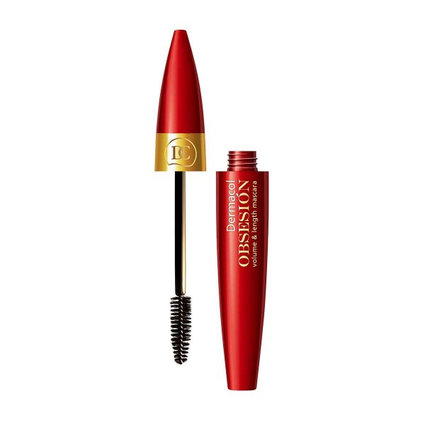 [Mã FMCGM50 - 8% đơn 250K] Chuốt mi làm dày và cong mi Dermacol Obsesión Mascara - Black 12ml