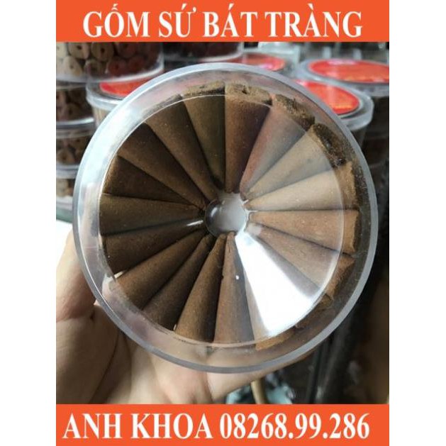 Trầm hương đốt 20p dòng mùi yến mạch - Gốm sứ Bát Tràng Anh Khoa