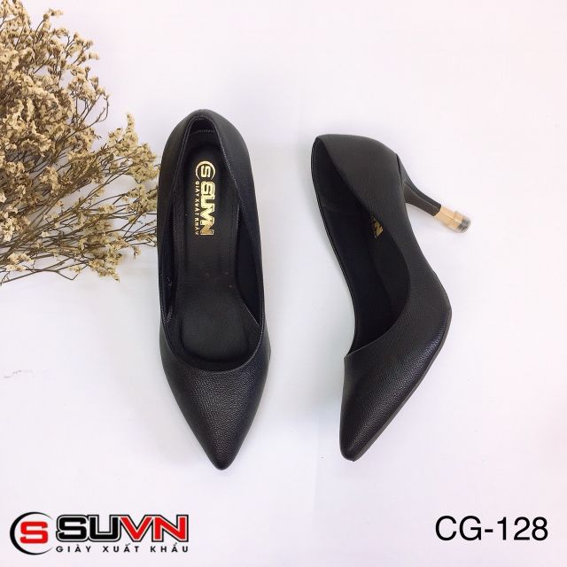 [GIÁ HUỶ DIỆT][RẺ VÔ ĐỊCH] Giày cao gót da sần nhọn 9cm VNXK Suvn