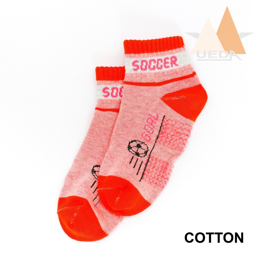 Tất trẻ em chống trượt  Free ship  Set 3 đôi tất trẻ em 3 - 5 tuổi Soccer chống trượt - Sợi cotton cao cấp