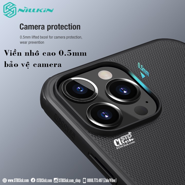 ỐP LƯNG IPHONE 13 PRO NILLKIN NHỰA CỨNG VIỀN DẺO CHÍNH HÃNG