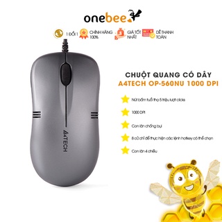  Chuột Quang Có Dây USB A4Tech OP-560NU 1000 DPI - Hàng Chính Hãng