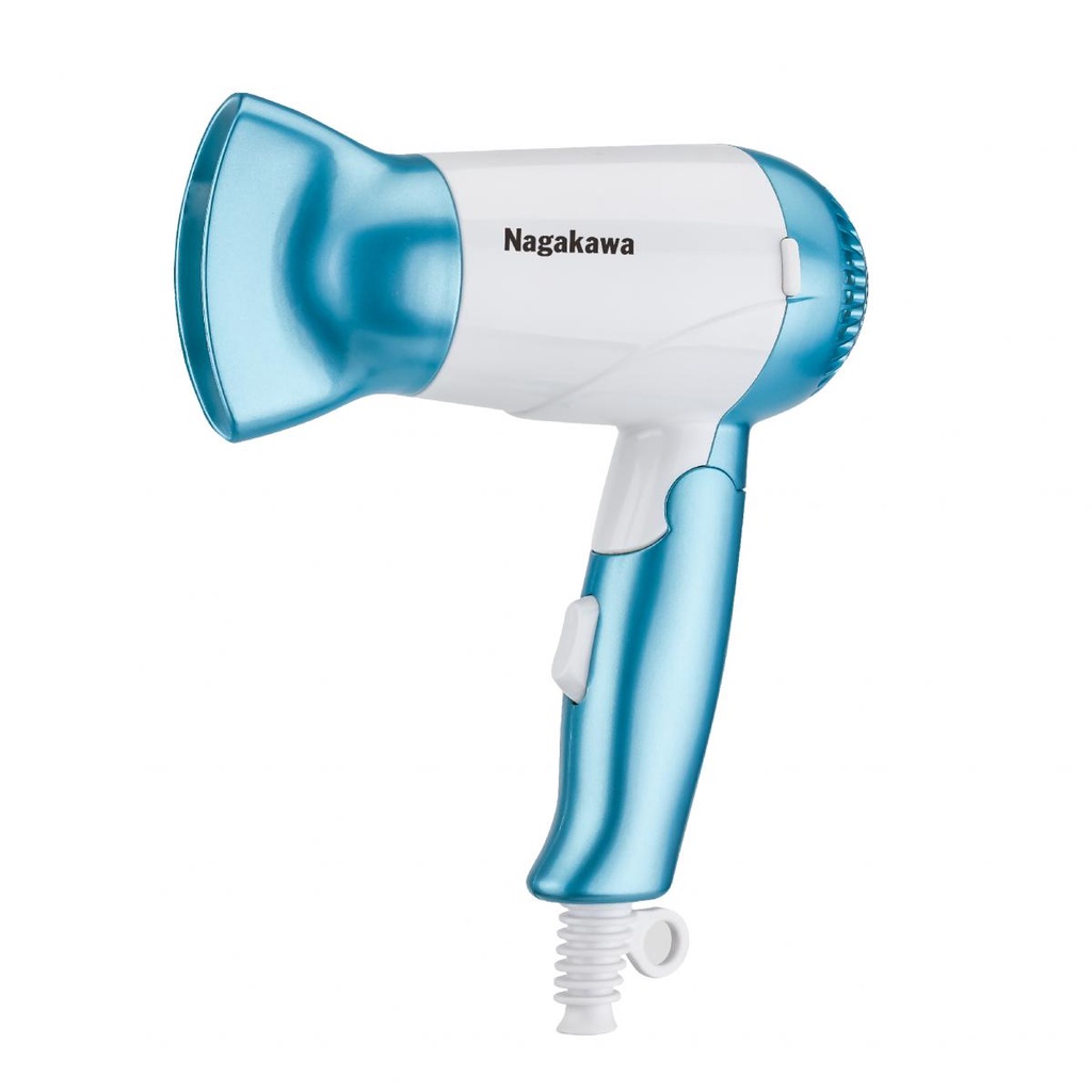 Máy sấy tóc Nagakawa NAG1601 - Công suất 1000W,có 2 tốc độ gió - Bảo hành 12 tháng.