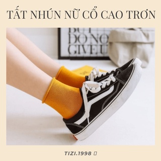 [ Tất nhún nữ ] Tất nhún nữ cổ cao Hàn Quốc phong cách Vintage xinh xắn 💃😍💃