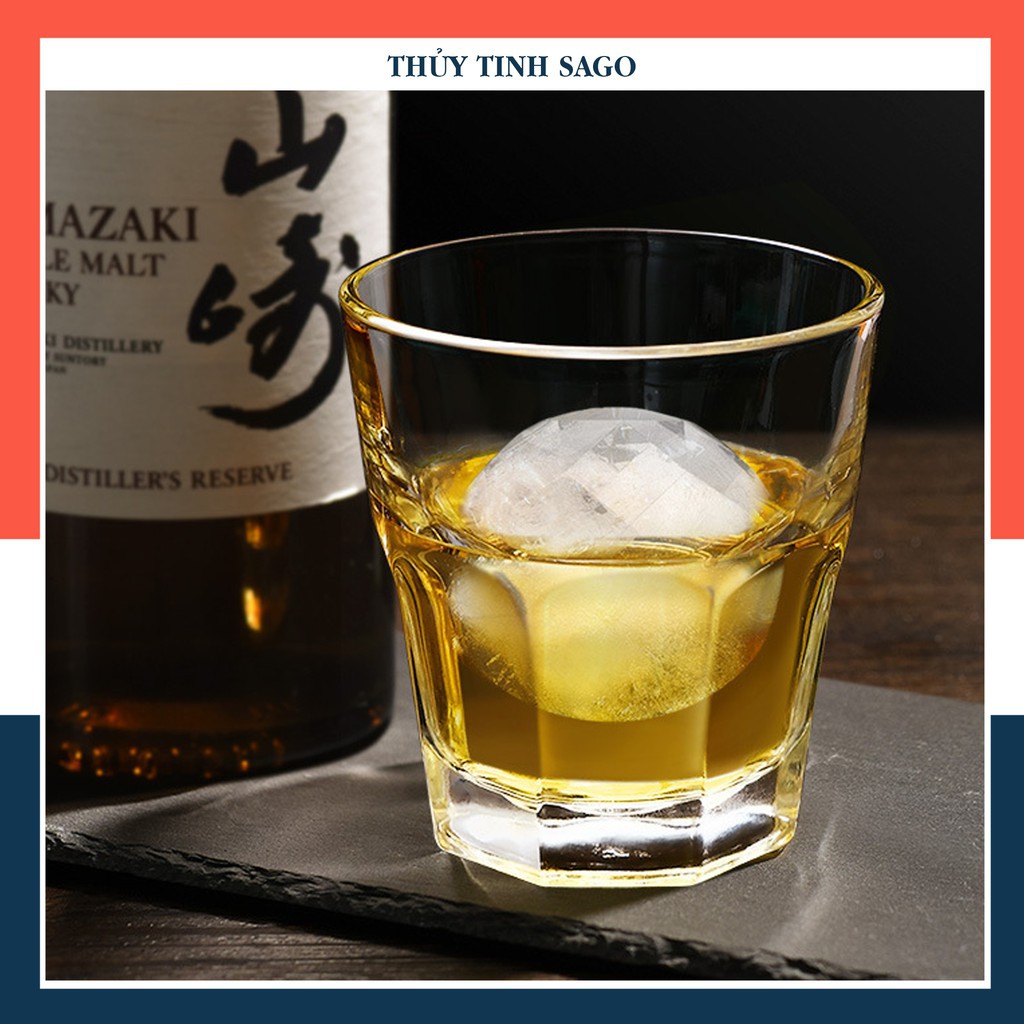 | COMBO 6 | Ly thủy tinh Central Hiball Lùn 250ml chuyên cho quán trà đá , cà phê Nhập khẩu INDONESIA