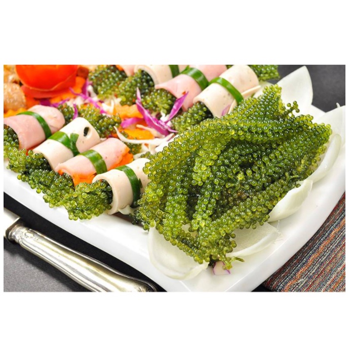 Gói rong nho tách nước HOGI , Rong nho tách nước tặng kèm nước sốt mè rang | BigBuy360 - bigbuy360.vn