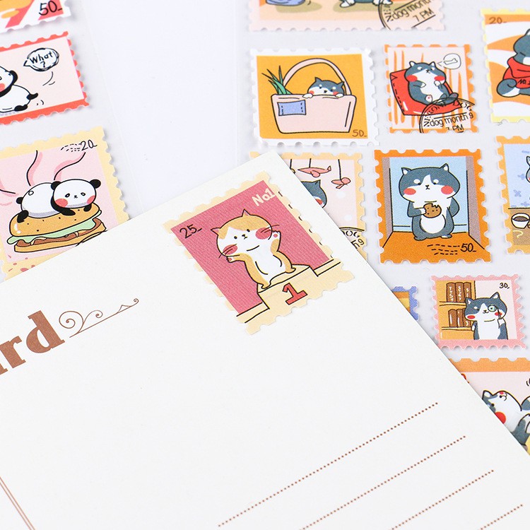 Tem Sticker DIY Hàn Quốc Dễ Thương Trang Trí Sổ Tay Điện Thoại...