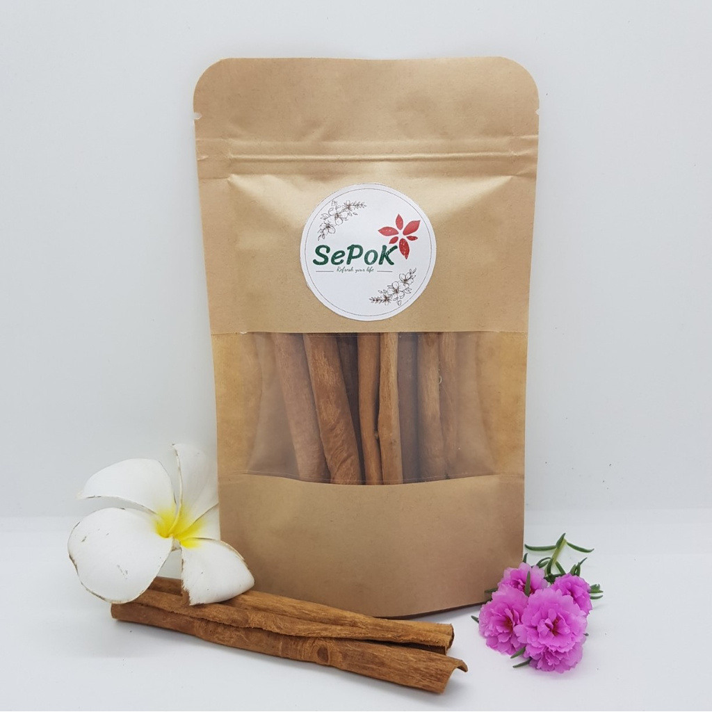Quế Thanh Khô Cạo Vỏ 100g-Sepok