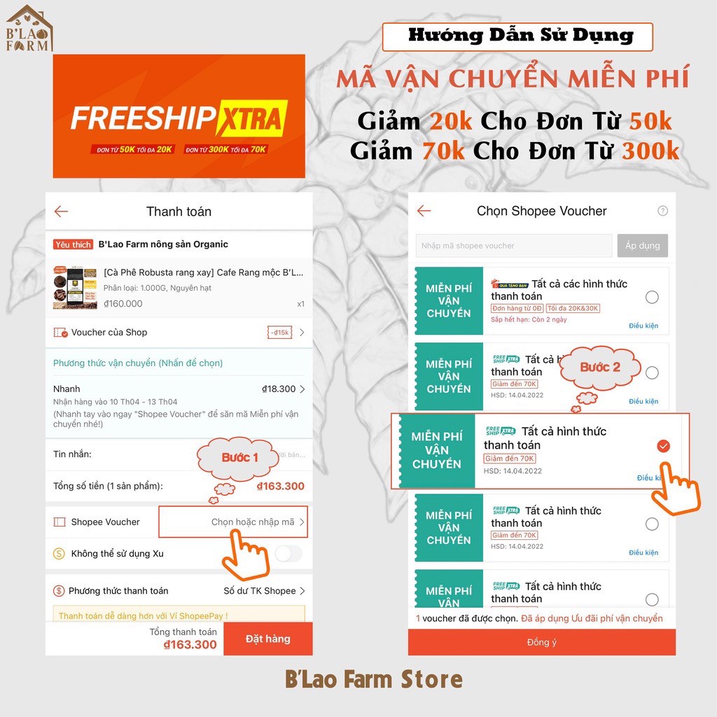 Cà phê Nhân Xanh Robusta Honey B'Lao Farm cà phê nhân sống chưa rang sơ chế theo phương pháp honey sàng S18 loại Ngon