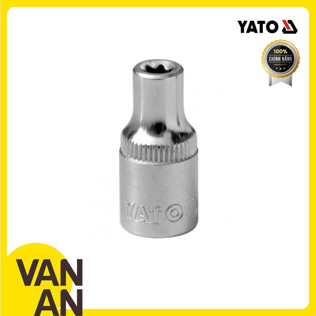 Đầu tuýp E sao 1/4 inch YATO