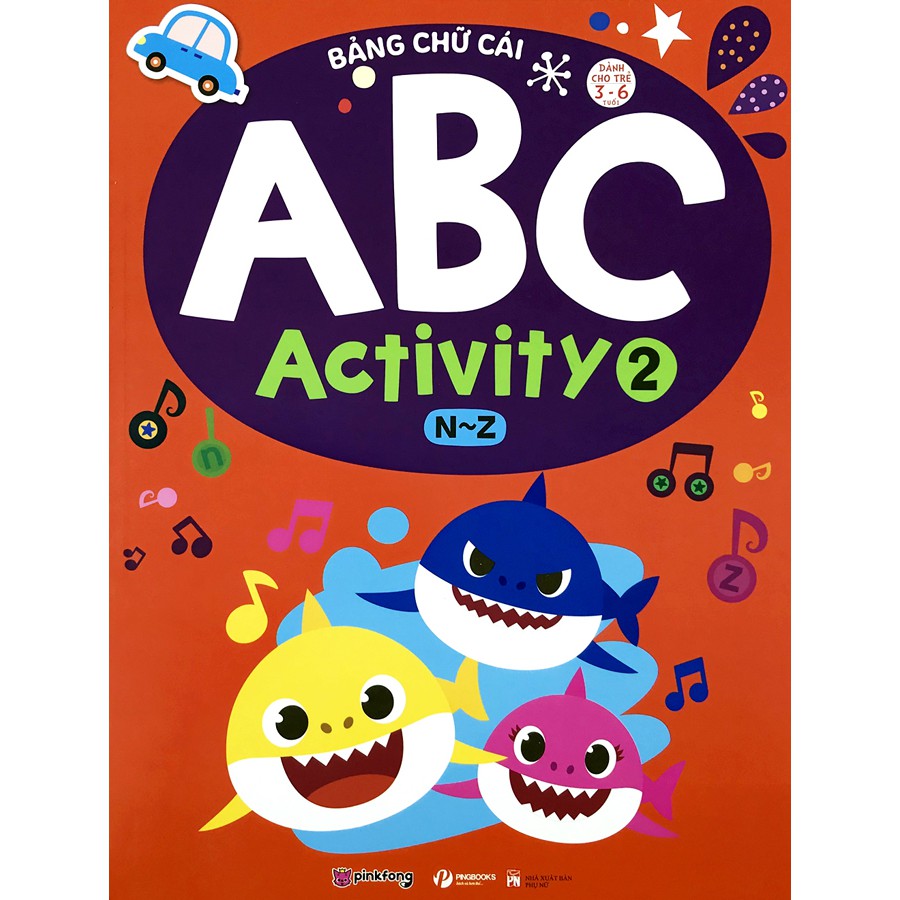Sách - Bảng Chữ Cái ABC - Activity 2 (N-Z) - (Dành cho trẻ 3-6 tuổi)