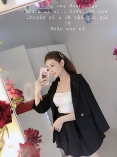 Set vest Ngắn 3 món