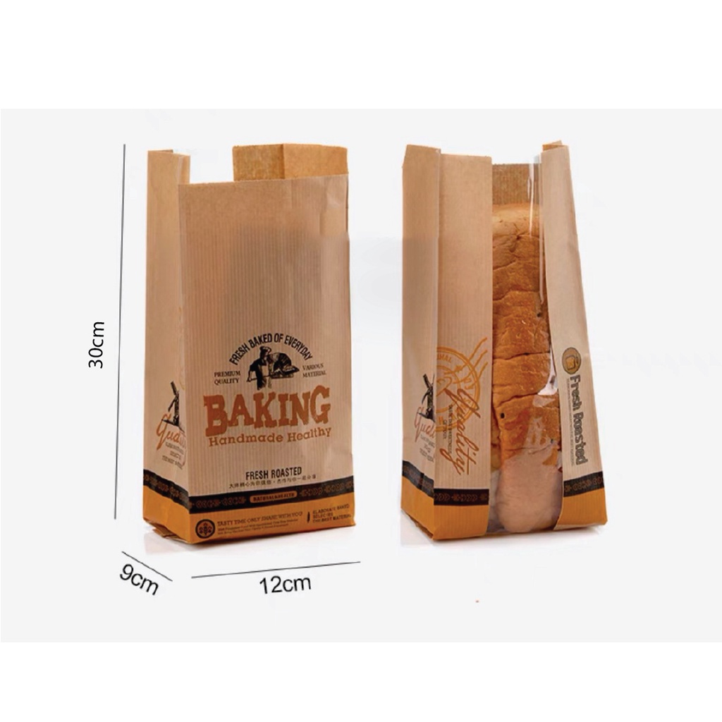 50 TÚI ĐỰNG BÁNH MÌ hoa cúc/bánh mì sandwich, kích thước 30x12x9 cm, đa dạng mẫu mã, tiện dụng, an toàn vệ sinh