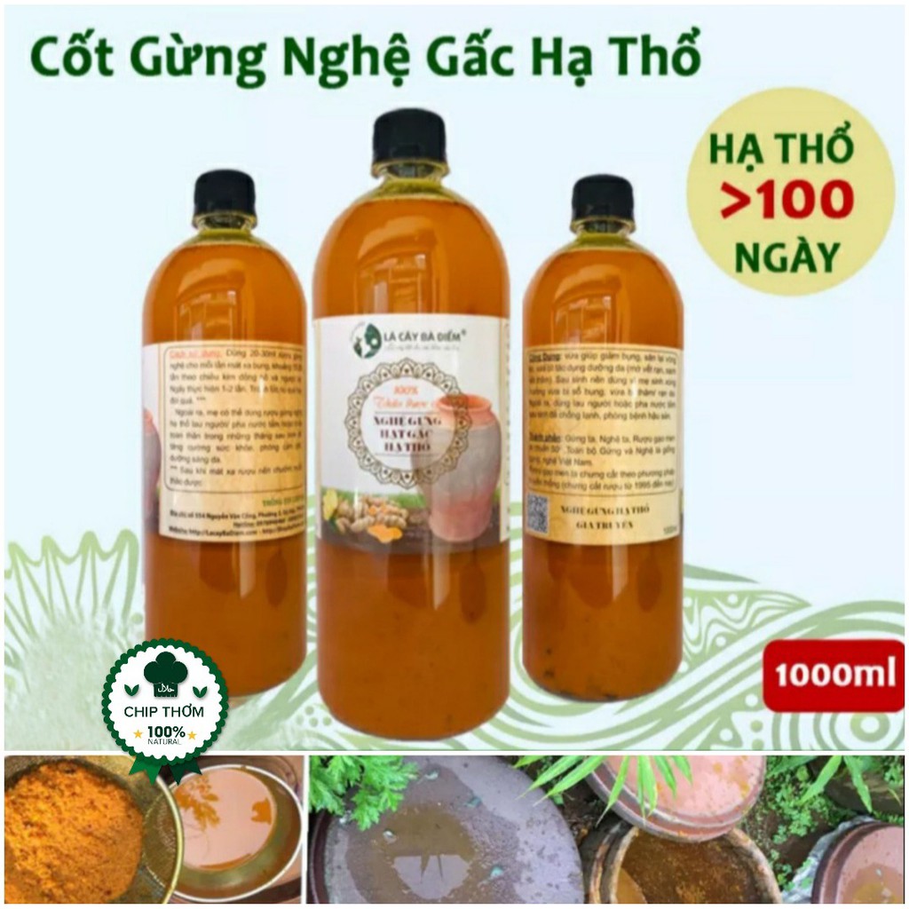 Cốt Gừng Nghệ Gấc Hạ Thổ 1000ml