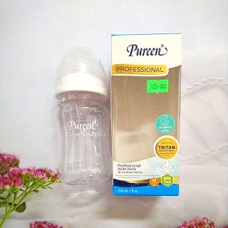 Bình sữa Pureen cổ rộng công nghệ Tritan (không chứa BPA) 250mL